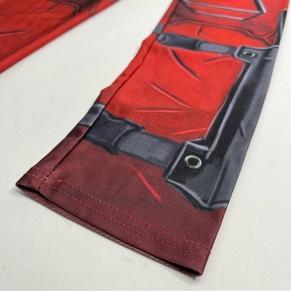 MARVEL Deadpool Comic Superhero Sexy Cosplay Halloween Costume Stretchy Leggings - Picture 8 of 11